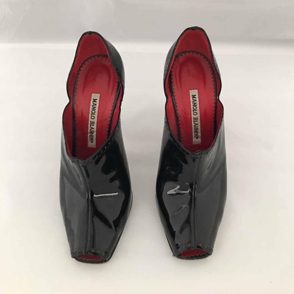 Women's Manolo Blahnik Patent Booty