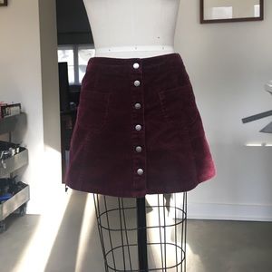 Brandy Corduroy Skirt