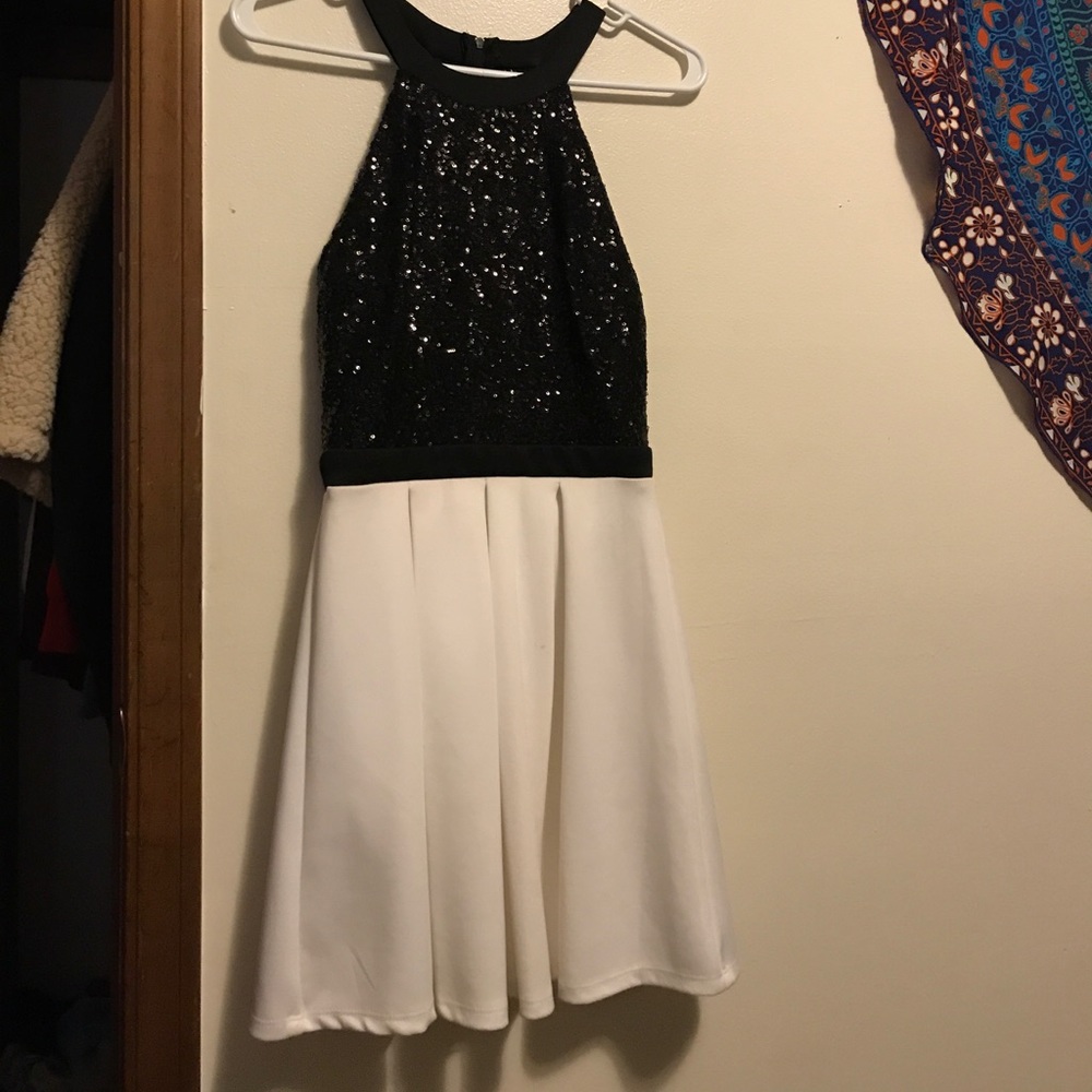 Black and White Dress