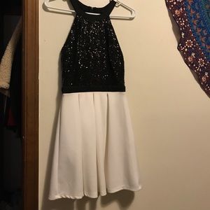 Black and White Dress
