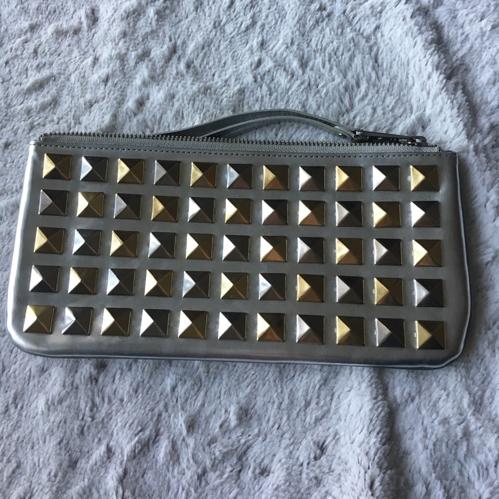 Jacobs by Marc Jacobs Silver Stud Clutch