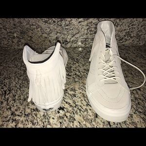 Brand new light grey vans