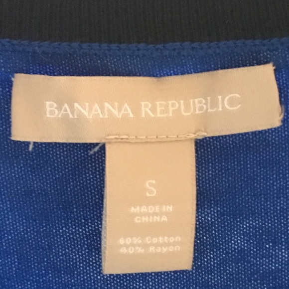 Banana Republic Damselfish Blue V-neck Cardigan - Picture 2 of 6