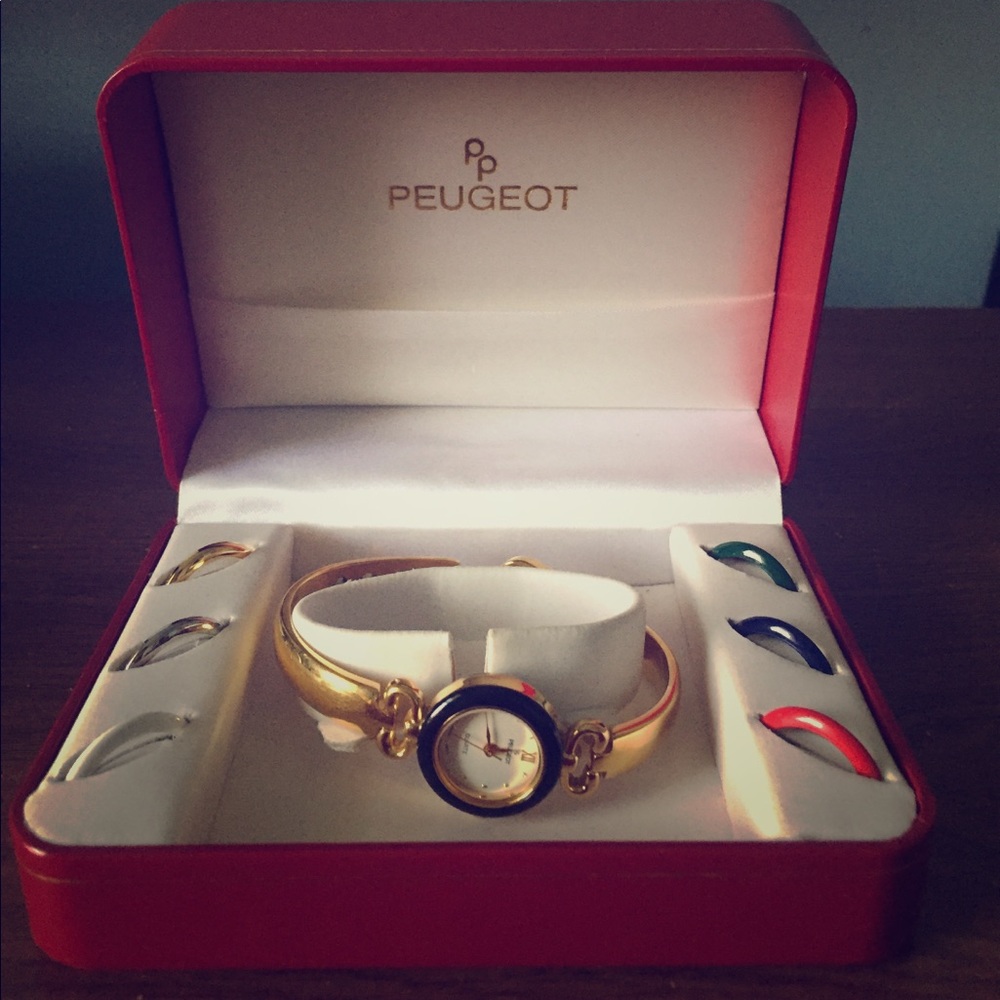 SALE!! Vintage Peugeot Interchangeable Watch