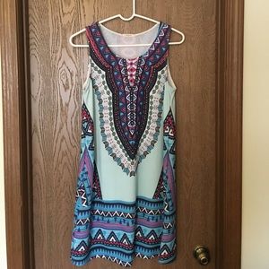 Tribal print dress
