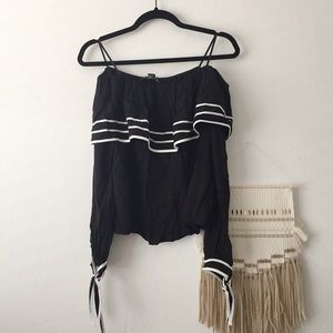 Detailed Off Shoulder Top