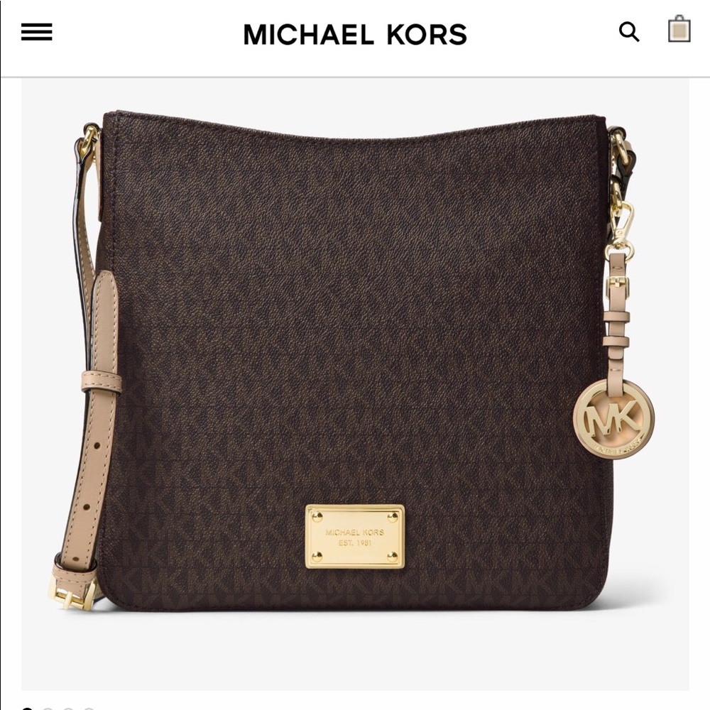 Michael kors jet set travel large messenger