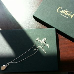 Catbird Dollhouse Locket, Silver