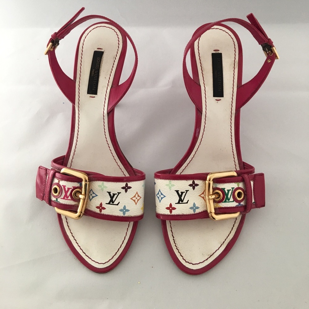 Louis Vuitton Slingback Heels.