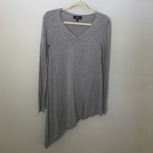 🦄Asymmetric Gray Sweater Tunic
