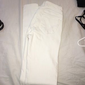White Hollister jeans