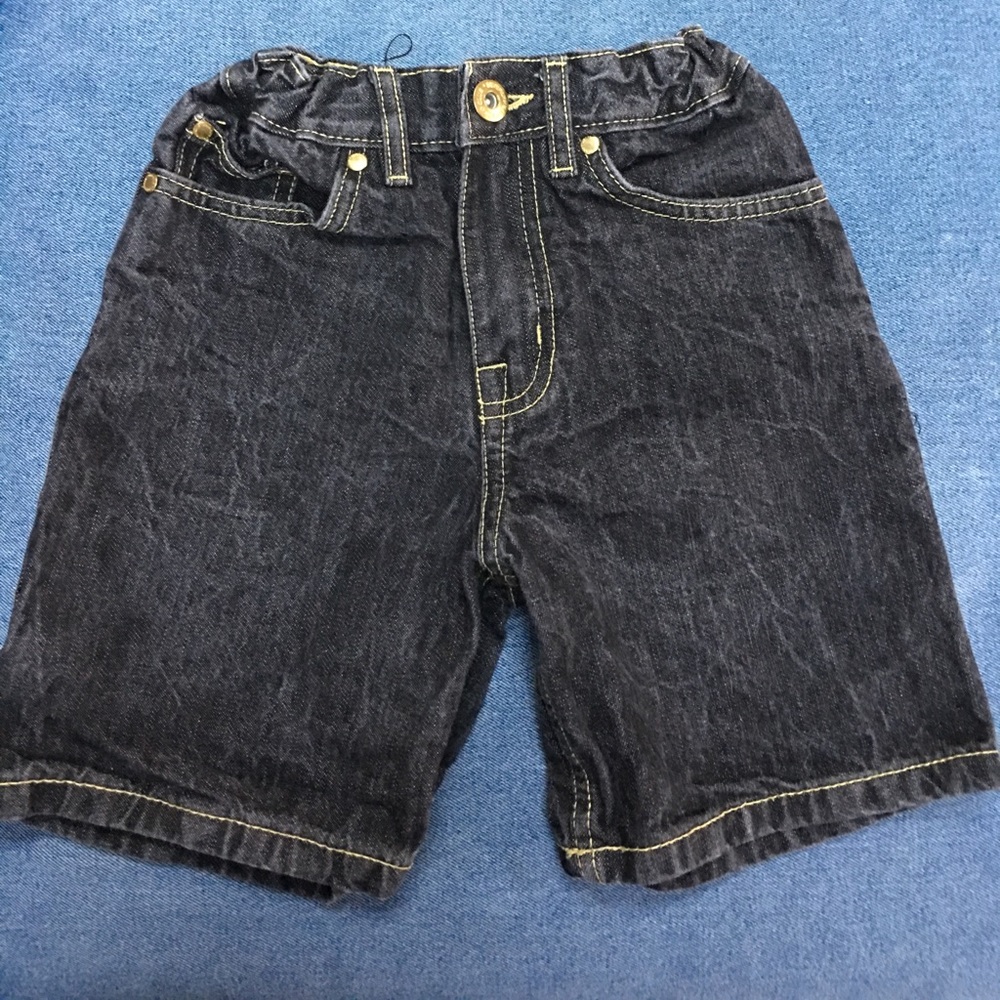 Boys Size 5/6 Polo Black Denim Shorts