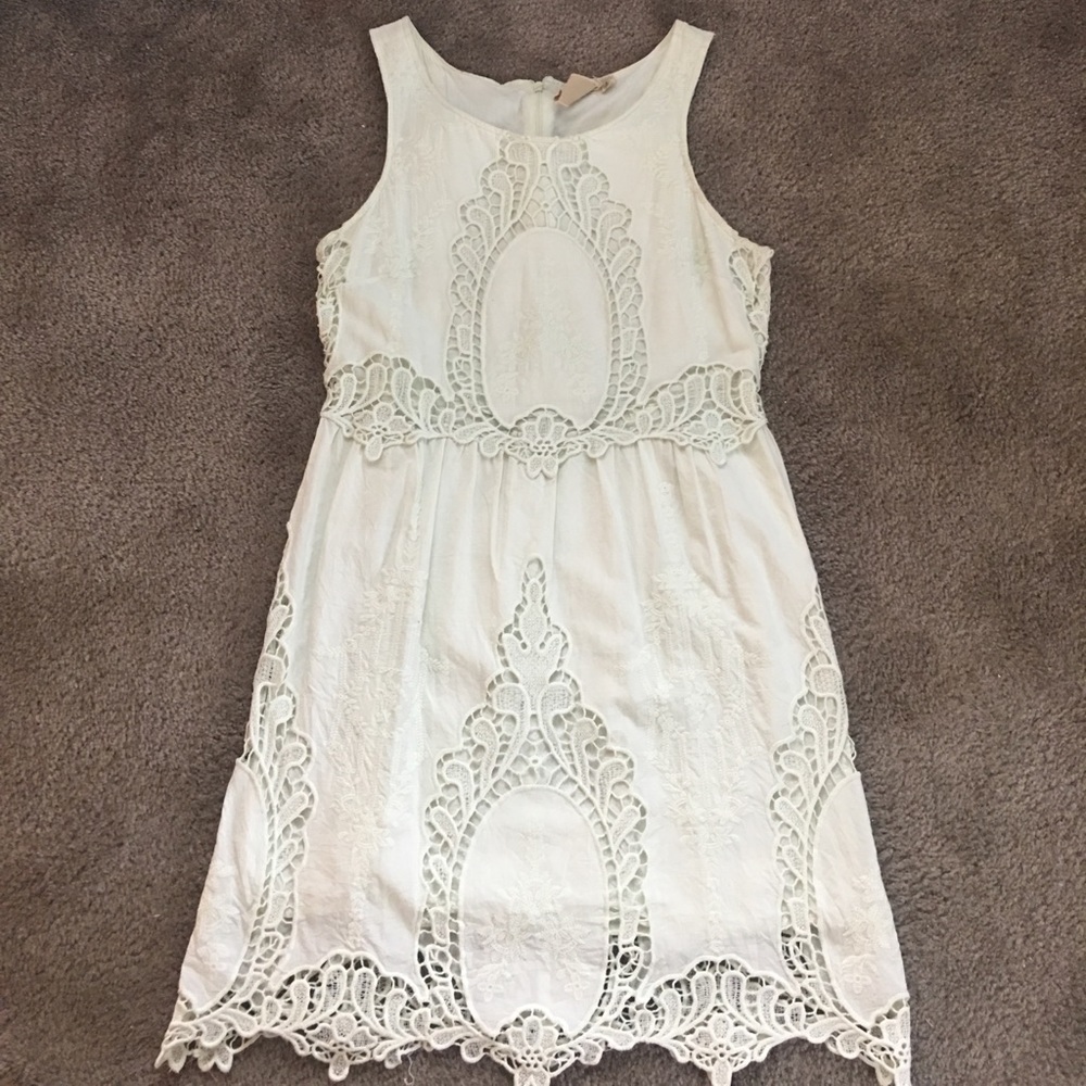 Mint lace dress