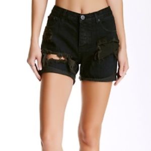 One Teaspoon Black Shorts One Teaspoon Black Shorts