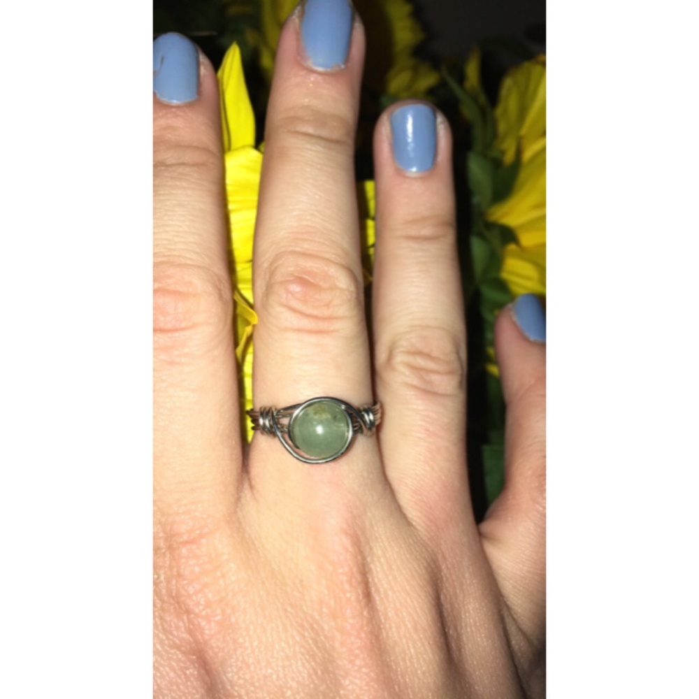 Handmade wire wrapped ring