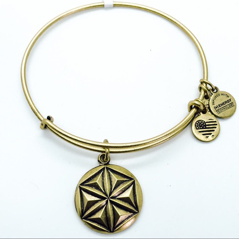 Alex and Ani  Aphrodite's Flower Bangle  Bracelet
