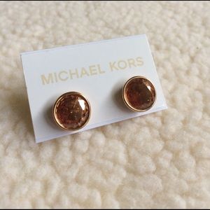 Nwt Michael Kors botanicals studs