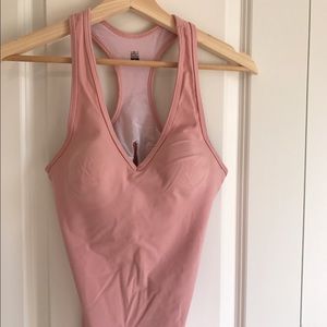 Victoria's Secret Workout Top- built in bra- pink