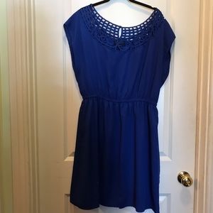 Cobalt blue summer dress