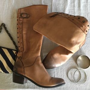 Lucky Brand Studded Leather boots