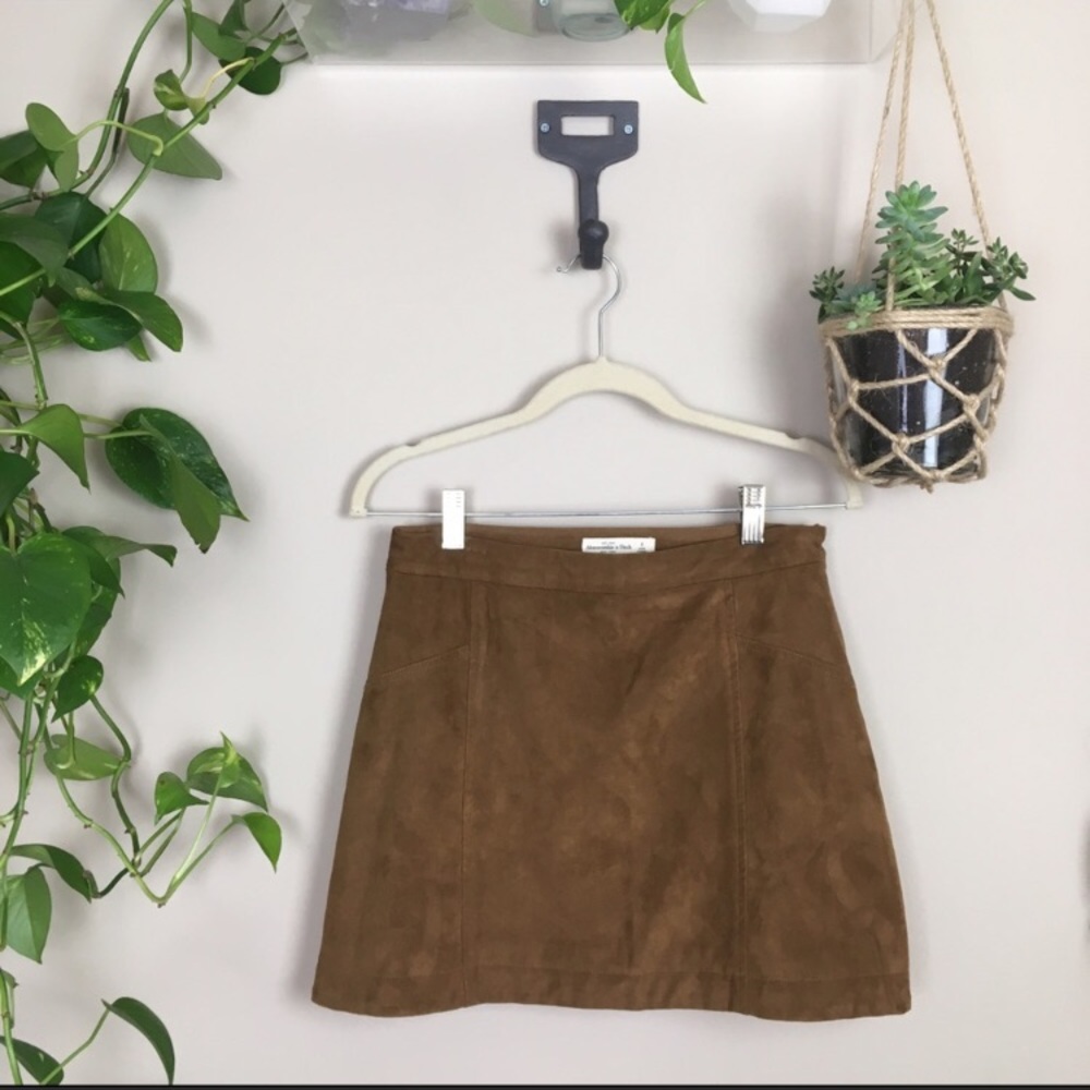 Abercrombie & Fitch suede skirt
