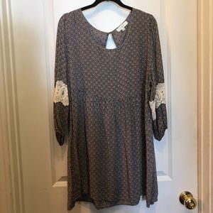 Long sleeved tunic dress