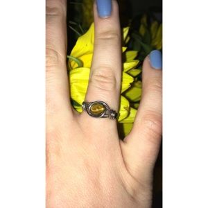 Hand made wire wrapped ring