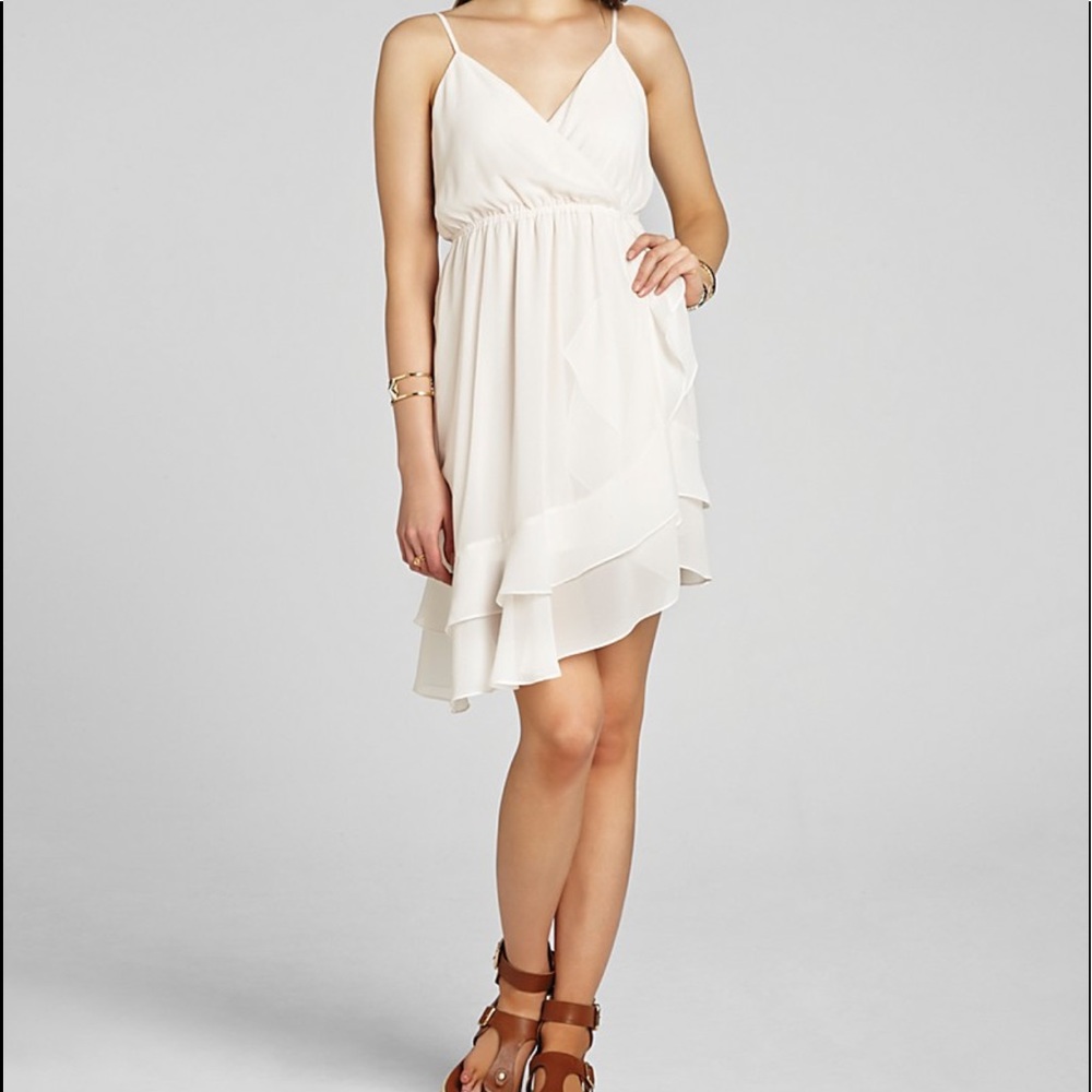 BCBGeneration Ruffled Skirt Dress