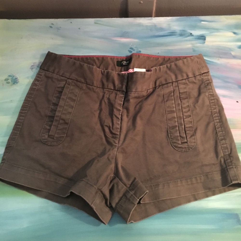 J. Crew grey chino shorts! Perfect for summertime!
