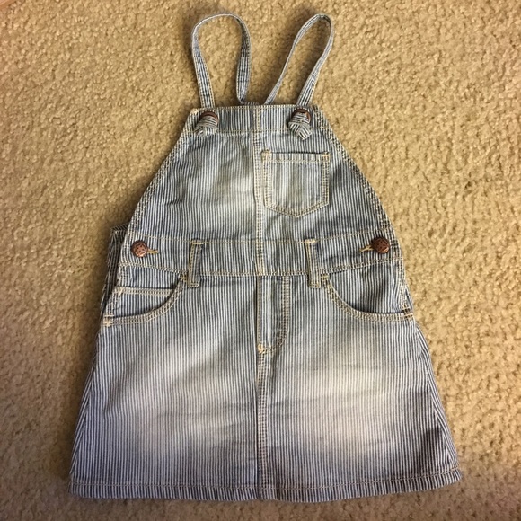 Overall Dress (pinstripes) - Picture 2 of 3