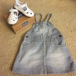 Overall Dress (pinstripes)