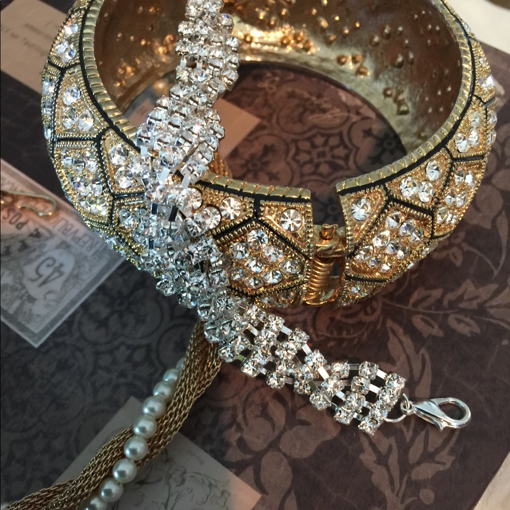 FINAL PRICE🥊 Rhinestone Chrystal Blingy Bracelet - Picture 3 of 6