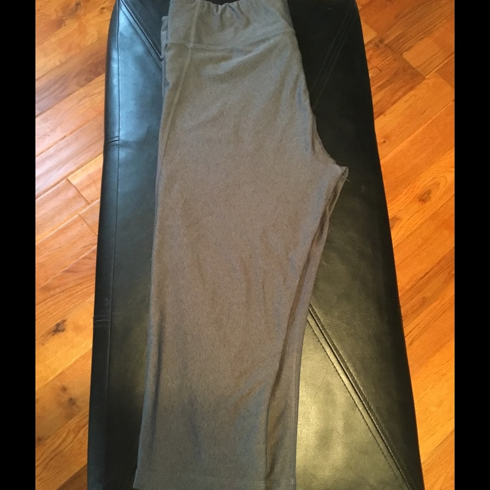 Grey Under Armour yoga pants