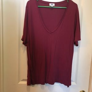 V neck t-shirt