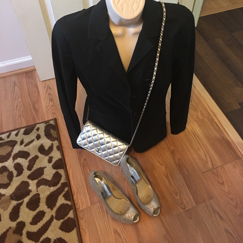 Theory blazer black size small