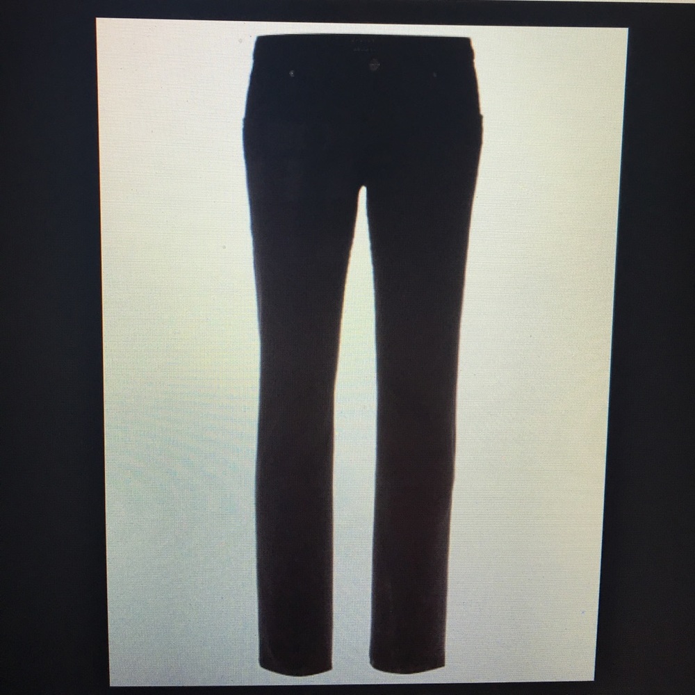 Hudson jeans. Carly midrise straight . Color black