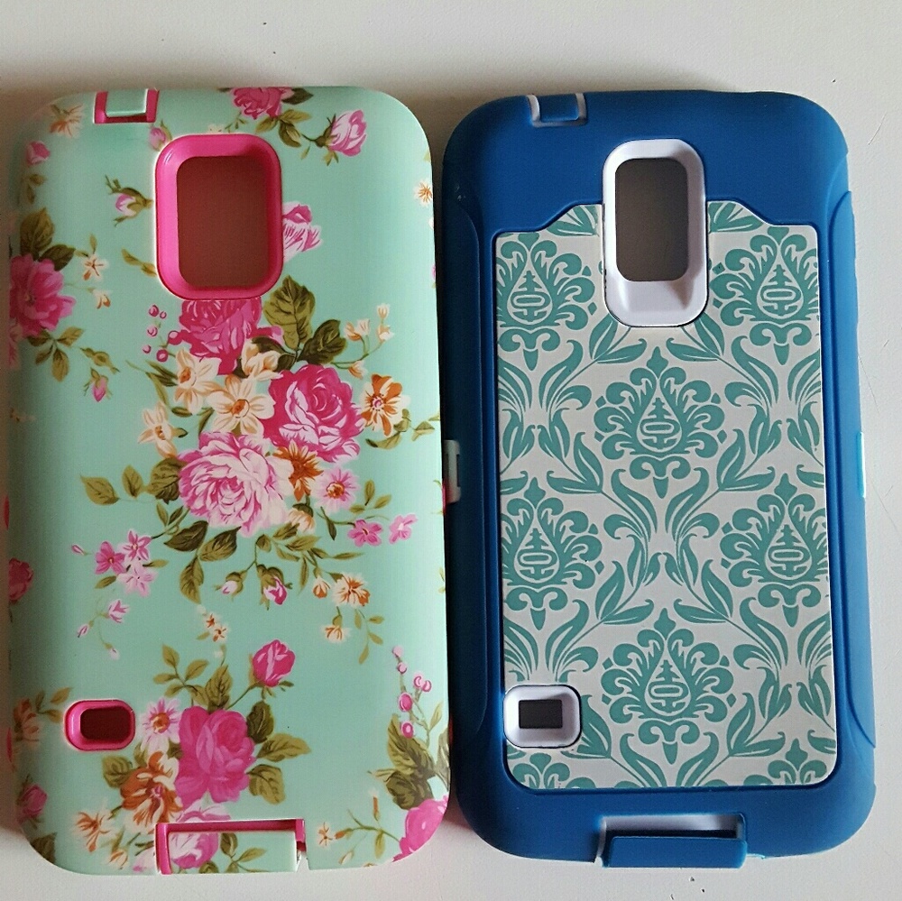 Two Galaxy S5 phone cases. NWOT.