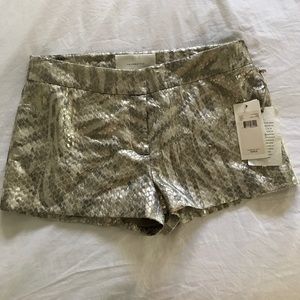 Leifsdottir Gold and Silver Formal Shorts Size 8