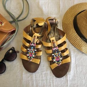 Nine West beaded sandals