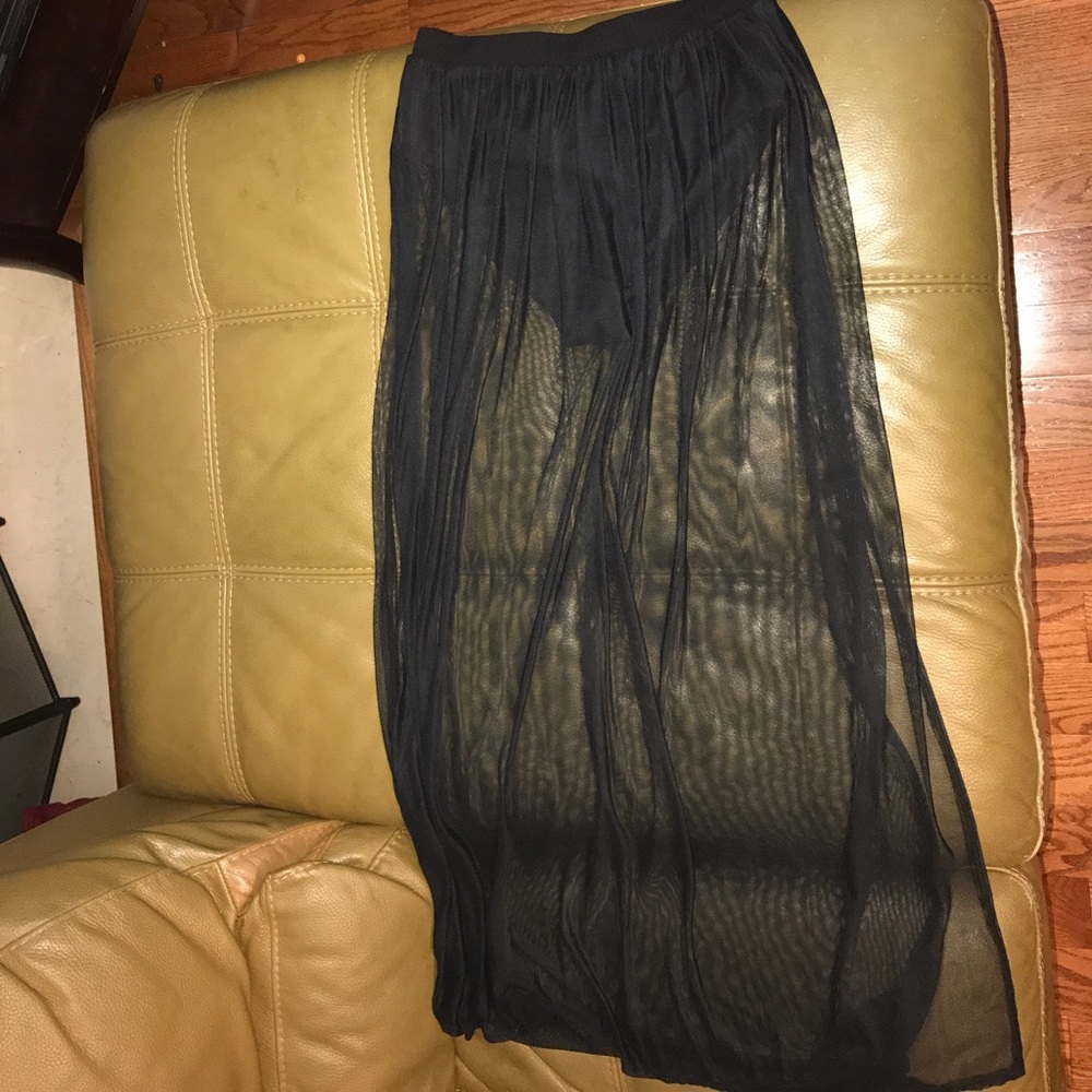 Sheer skirt
