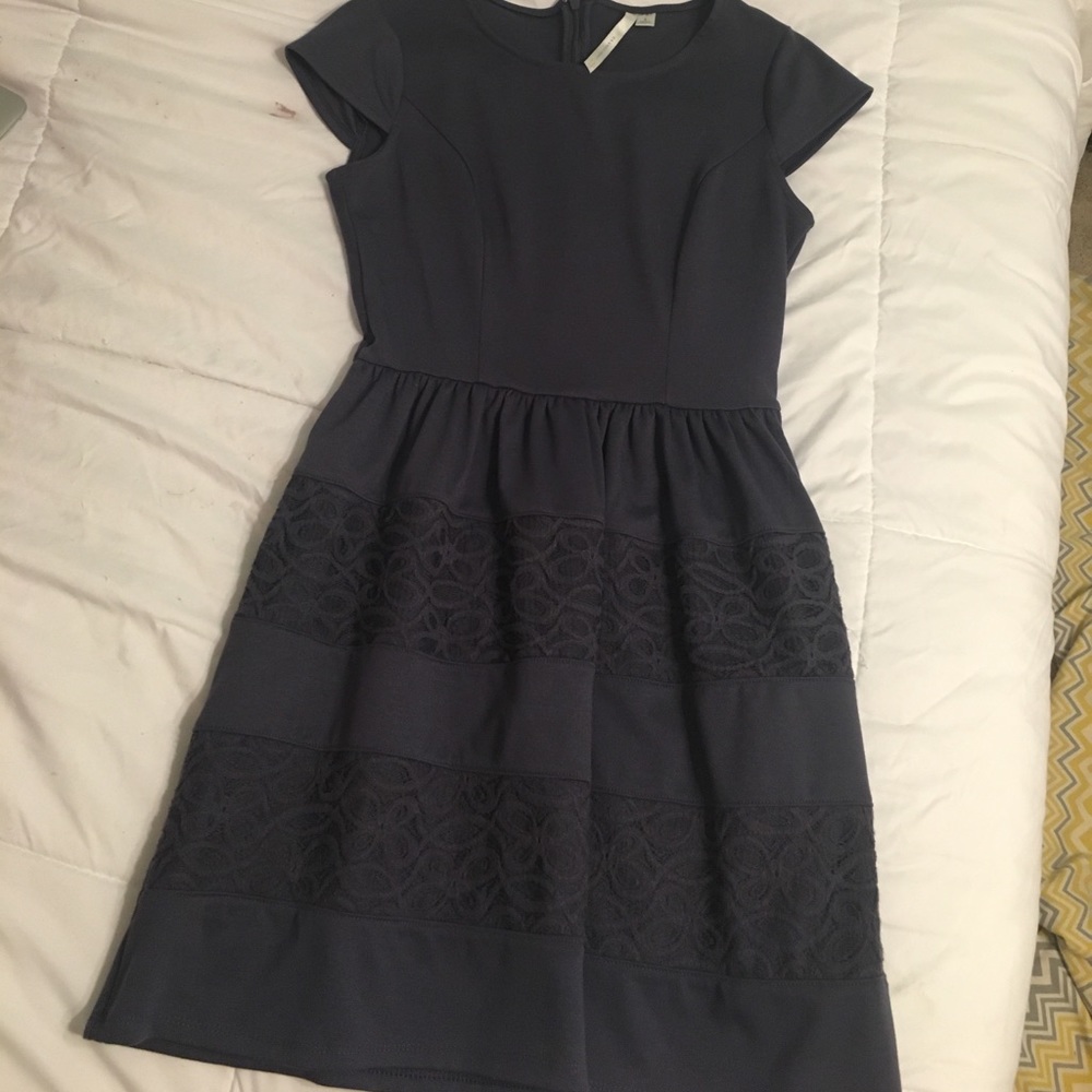 Navy Lauren Conrad dress