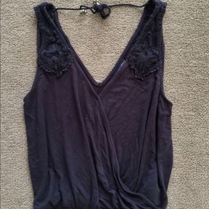 Lace Shoulder Tank