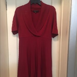 Red sweater dress Jones New York