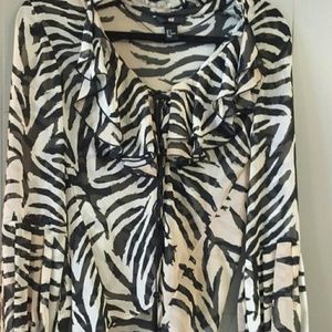 H&M Semi-Sheer Blouse