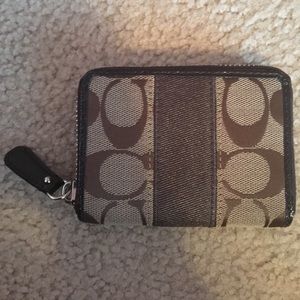 Coach mini wallet