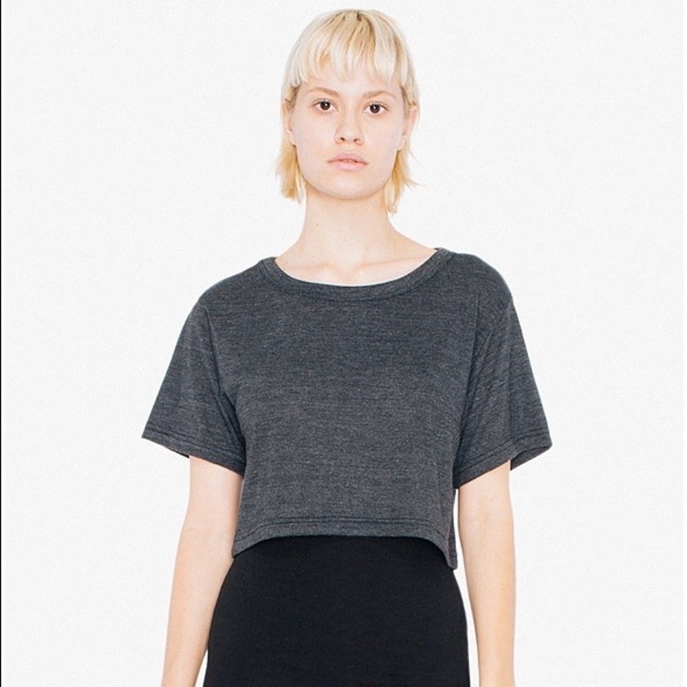 AA Tri Blend Crop Top