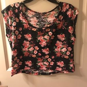 Floral crop top