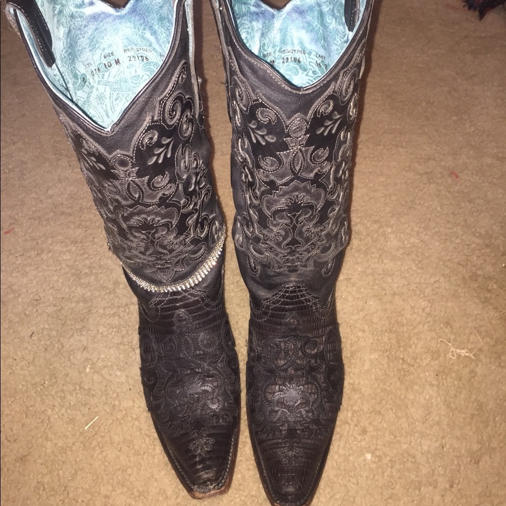 Lizard skin Corral boots