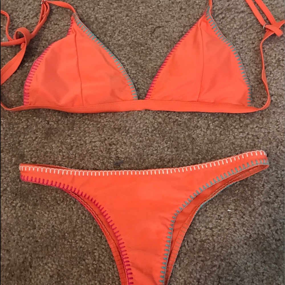 Orange swim set