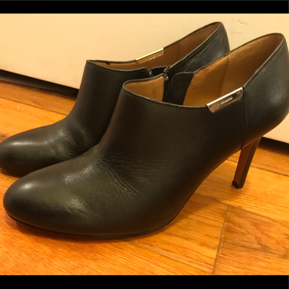 Black Coach Ankle Bootie